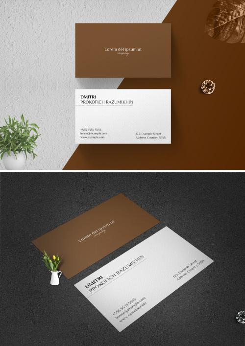 Simple Minimal Business Card Layout