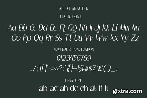 Vatrigsah - Luxury Font Family DM33EJY