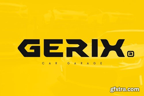 RACER - Racing Car Modern Font S8QBXST