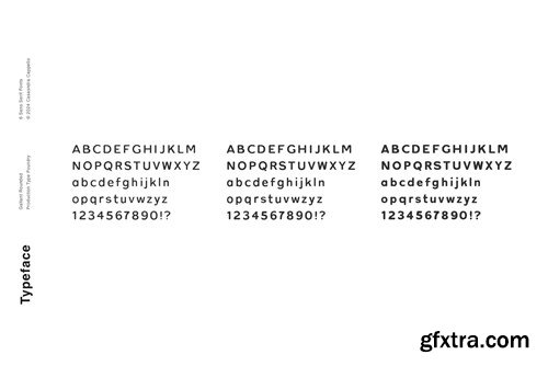 Gallant Rounded - Geometric Typeface XCE3PE2