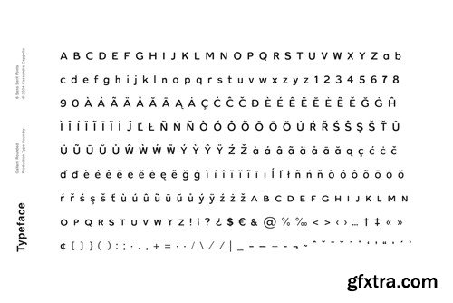 Gallant Rounded - Geometric Typeface XCE3PE2