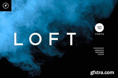 Loft - Minimalist Display Font Family MWQPYFY