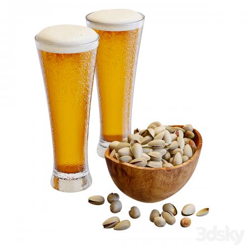 Food Set 20 / Pistachios and Beer