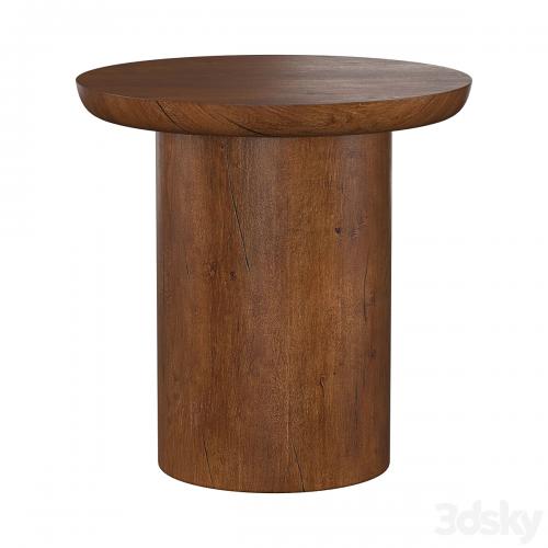 OSLO PEDESTAL ROUND SIDE TABLE