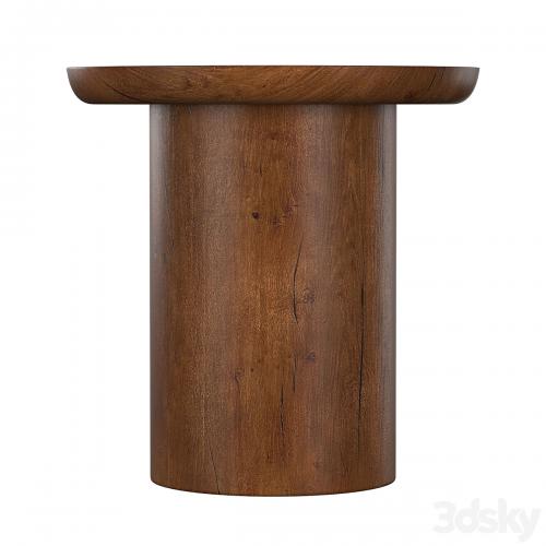 OSLO PEDESTAL ROUND SIDE TABLE