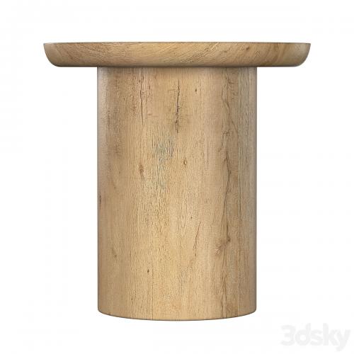 OSLO PEDESTAL ROUND SIDE TABLE