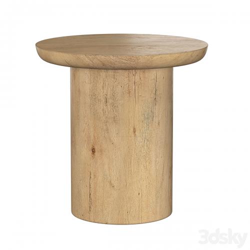 OSLO PEDESTAL ROUND SIDE TABLE