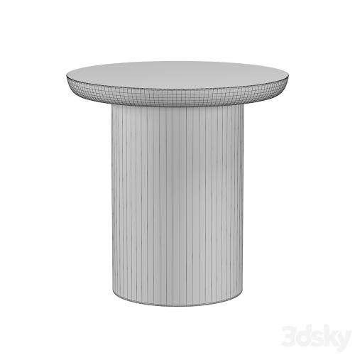 OSLO PEDESTAL ROUND SIDE TABLE