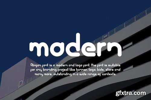 Abigon - Modern Minimal Font K42ZXL9