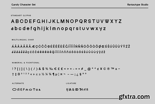 Gendy Modern Sans Font CJA5TTG