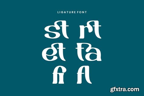 Geglast - Serif & Modern Typeface Font CCDQRRR