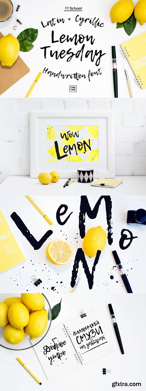 Lemon Tuesday - Bold Handwritten Script Font