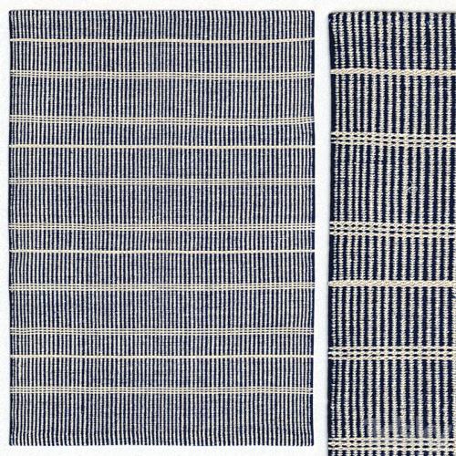 Dash & Albert Samson Navy Rug Carpet