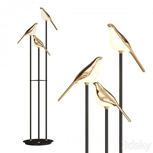 bird-shaped floor lamp NOMI floor