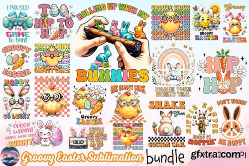 Groovy Easter Sublimation Bundle