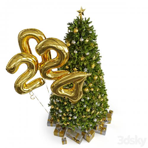 New Year tree 2024