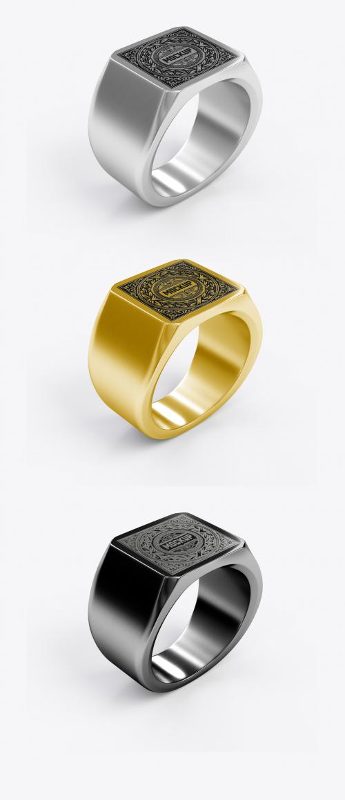 Metallic Ring Mockup