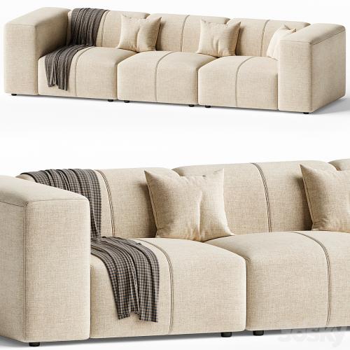 Stefano 3-Piece Sectional Sofa