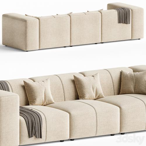 Stefano 3-Piece Sectional Sofa