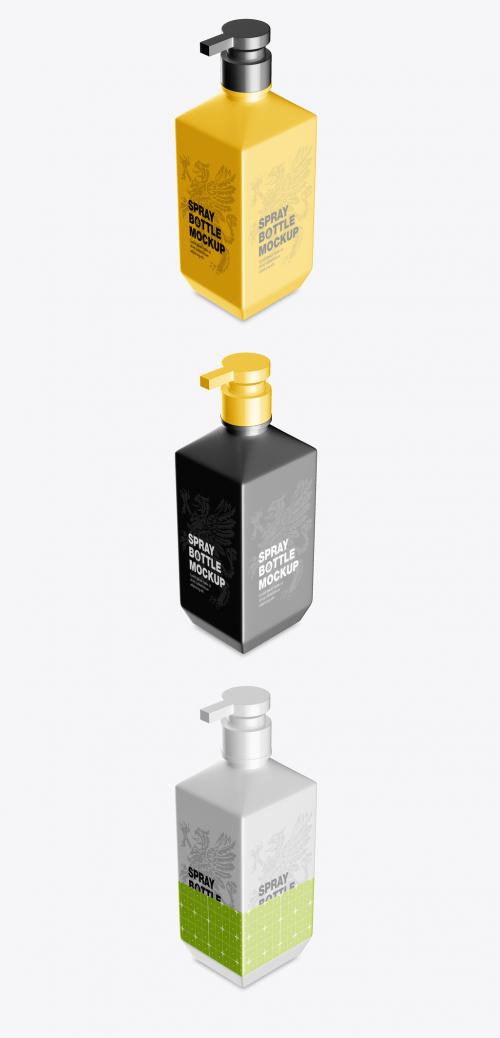 Matte Soap Bottle Mockup