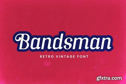 Bandsman Retro Vintage Serif Font J4NB8C3