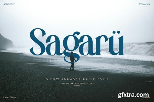 Sagaru Elegant Serif Font AMYNUTM