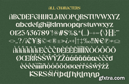 Khaviax - Classic Serif Display Font YGTBGHB