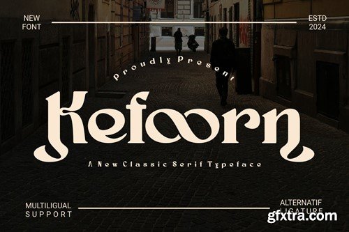 Kefoorn Font FUYPCQ2