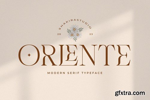 Orlente - Modern Serif Font EKLQVPL