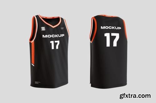 Basketball Jersey Mockup Collections 14xPSD