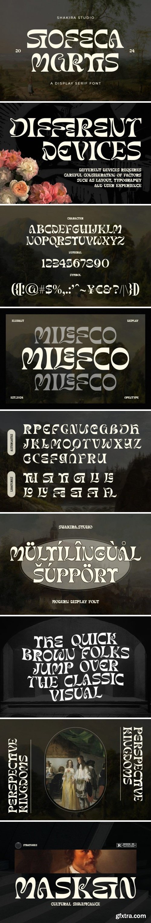 CM - Siofeca Martis - Display Serif Font 92440994