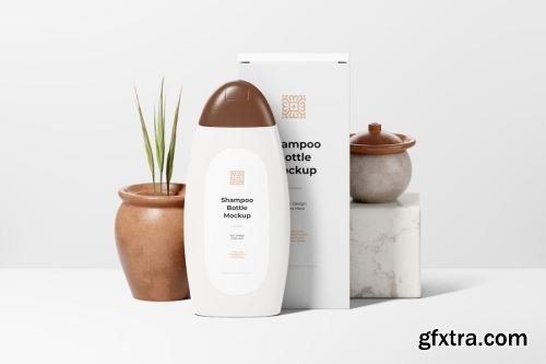 Plastic Shampoo Bottle Mockup Collections 14xPSD