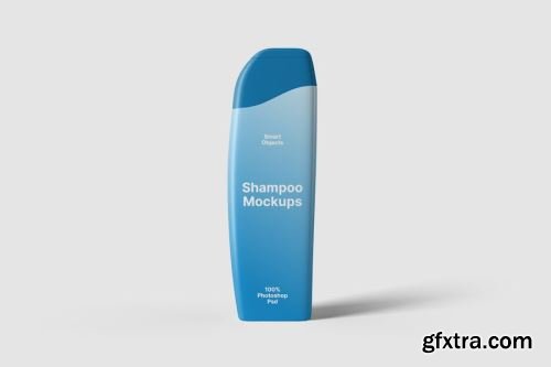 Plastic Shampoo Bottle Mockup Collections 14xPSD