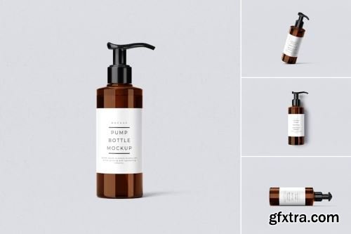 Plastic Shampoo Bottle Mockup Collections 14xPSD