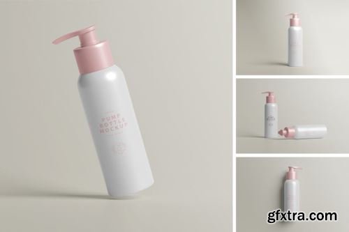 Plastic Shampoo Bottle Mockup Collections 14xPSD