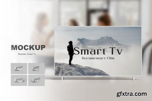 Smart TV Mockup Collections 12xPSD