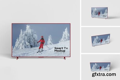 Smart TV Mockup Collections 12xPSD