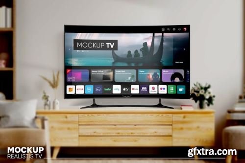 Smart TV Mockup Collections 12xPSD