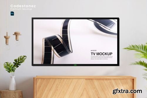 Smart TV Mockup Collections 12xPSD