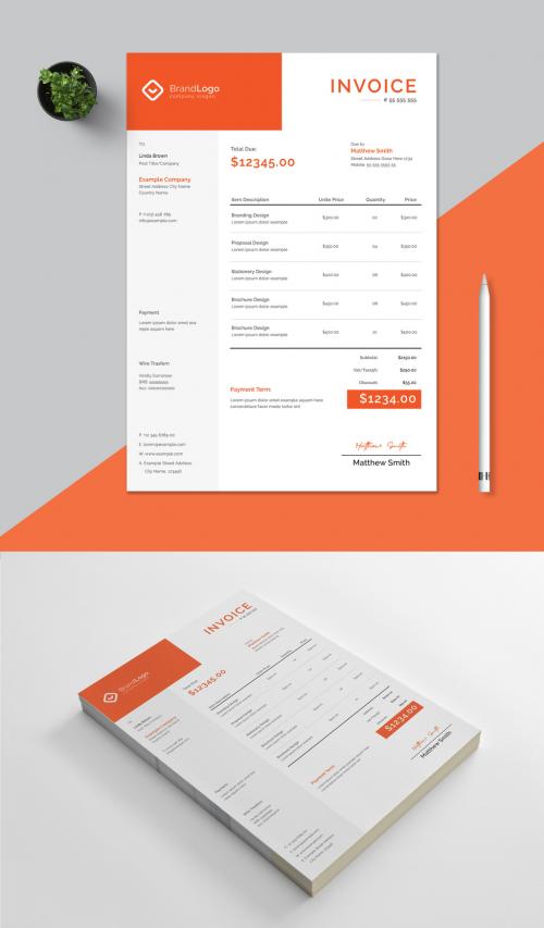 Simple Invoice Layout