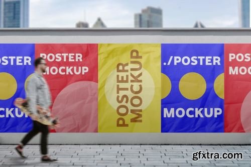 Urban Poster Mockup Collections 11xPSD