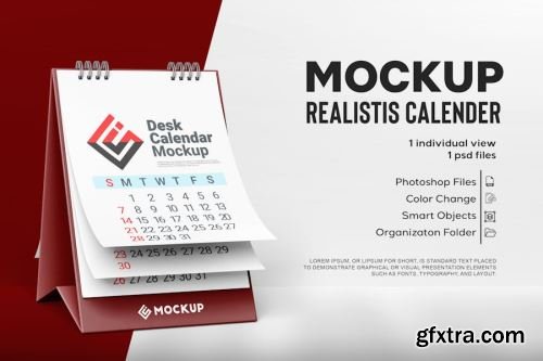 Calendar Mockup Collections 14xPSD