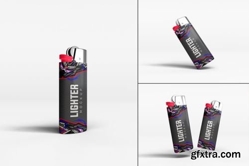 Lighters Mockups Collections 14xPSD