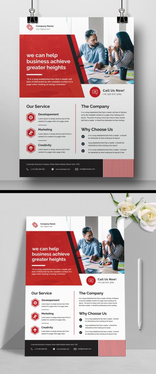 Business Flyer Layout Design