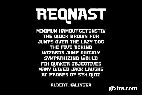 Reqnast Font X9YUFU8