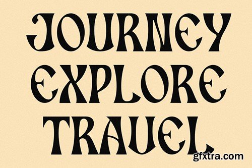 Stuttgart Voyage - Vintage Typeface Font MSMFUHL