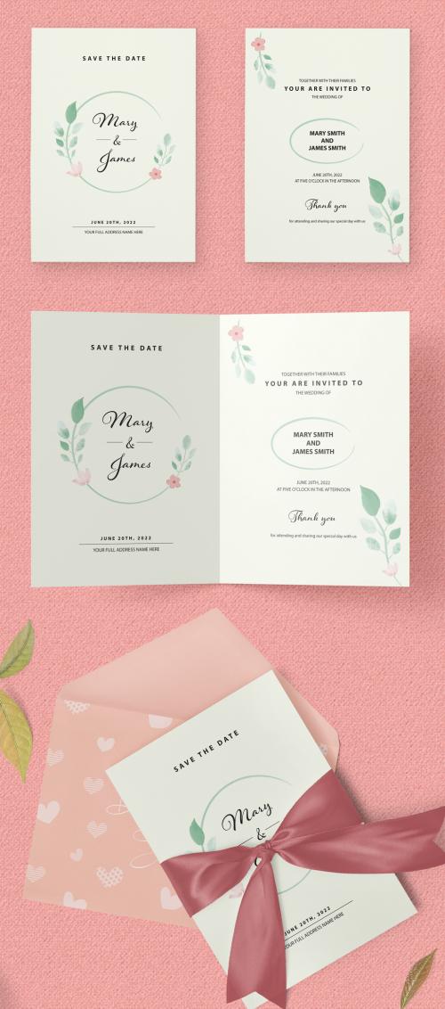 Wedding Invitation Card Layout