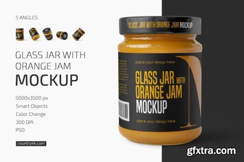 Honey Jar Mockup Collections #3 14xPSD