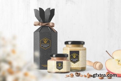 Honey Jar Mockup Collections #3 14xPSD