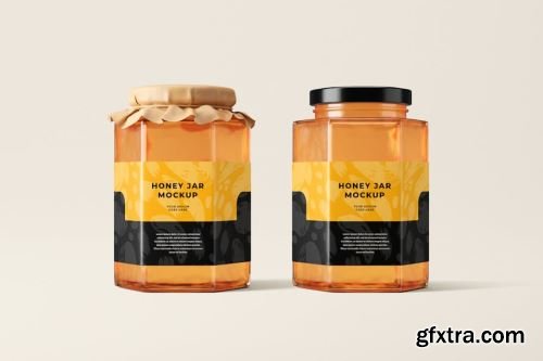 Honey Jar Mockup Collections #3 14xPSD